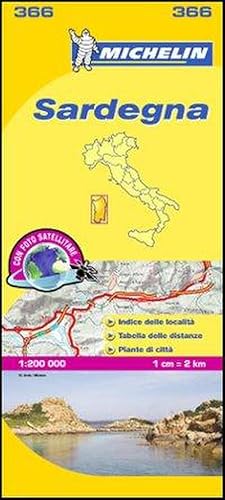 Bild des Verkufers fr Sardinia - Michelin Local Map 366 : Map zum Verkauf von Smartbuy