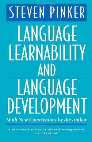 Bild des Verkufers fr Language Learnability and Language Development zum Verkauf von WeBuyBooks