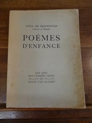 Seller image for Pomes d'enfance. for sale by Librairie Lang