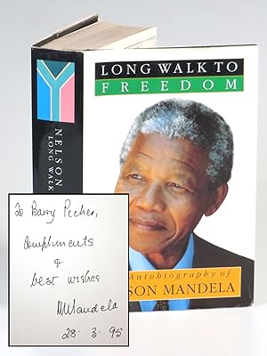 Bild des Verkufers fr Long Walk to Freedom, the South African first edition, inscribed and dated by Nelson Mandela zum Verkauf von Churchill Book Collector ABAA/ILAB/IOBA