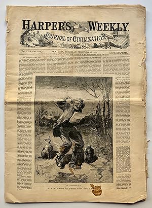 Image du vendeur pour Harper's Weekly, Saturday, February 21, 1880, Vol. XXIV, No. 1208 mis en vente par George Ong Books