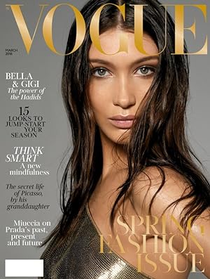 Imagen del vendedor de VOGUE Magazine UK March 2018 BELLA HADID Kaia Gerber HELEN MIRREN Luna Bijl a la venta por Magscorner