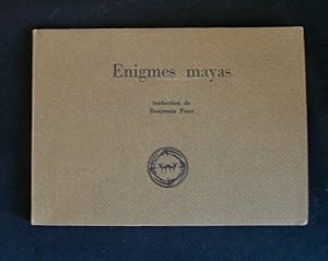 Enigmes mayas - Traduction de Benjamin Péret -