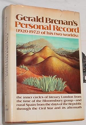 Image du vendeur pour Gerald Brenan's Personal Record 1920 - 1972 mis en vente par R Bryan Old Books