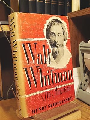 Bild des Verkufers fr Walt Whitman: An American zum Verkauf von Henniker Book Farm and Gifts