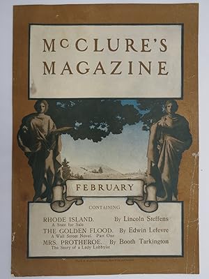 MCCLURE'S MAGAZINE COVER, FEBRUARY 1905, BY MAXFIELD PARRISH