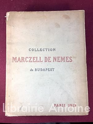 Bild des Verkufers fr Catalogue des Tableaux Anciens des Ecoles des XIVe, XVe, XVIe, XVIIIe et XIXe Sicles. Prface par M. Roger-Mils. Oeuvres Capitales de Greco, Goya, Rembrandt, F. Hals, Le Tintoret, G. Bassano, G. Bellini; A. Van Beyeren, S. Botticelli, Q. Brekelenkamp, B. de Bruyn, L. Cranach, Albert Cuyp, Grard David, A. Van Dyck, J. Fyt, Agnolo Gaddi, H. Baldung Grn, F. Guardi, Sir Th. Lawrence, S. Mainardi, G. Moroni, A. Van Ostade, H. Raeburn, P.-P. Rubens, G. Terborch, G.-B. Tiepolo, P. Vronse, P. Wouwerman, etc. Composant la Collection de M. Marczell de Nemes de Budapest dont la vente aux enchres publiques aura lieu  Paris Galerie Manzi, Joyant les mardi 17 et mercredi 18 juin 1913. Commissaires-priseur F. Lair-Dubreuil et H. Baudouin, experts F. Kleinberger et J. Fral. zum Verkauf von Librairie Antoine