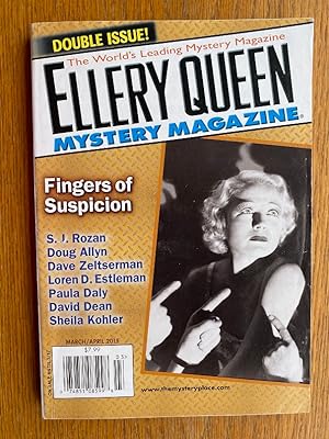 Image du vendeur pour Ellery Queen Mystery Magazine March and April 2015 mis en vente par Scene of the Crime, ABAC, IOBA