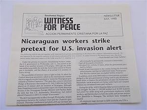 Witness For Peace Newsletter (July 1990) - Southwest Region