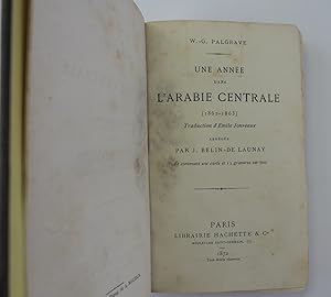 Seller image for Une anne dans l'Arabie Centrale. for sale by Librairie Christian Chaboud