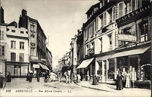 Bild des Verkufers fr Ansichtskarte / Postkarte Abbeville Somme, Rue Alfred Cendr zum Verkauf von akpool GmbH