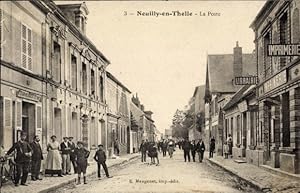 Ansichtskarte / Postkarte Neuilly en Thelle Oise, La Poste, Anwohner