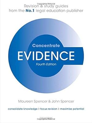 Seller image for Evidence Concentrate Law Revision and Study Guide 4/e for sale by WeBuyBooks