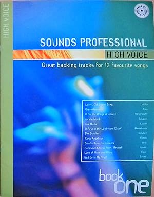 Sounds Professional High Voice, Great backing tracks for 12 favourite songs,Songbook mit CD für h...