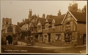 Warwick Postcard Leycester Hospital Real Photo Vintage