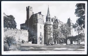 Image du vendeur pour Cardiff Castle Postcard Wales Real Photo from Quality Publisher Raphael Tuck & Sons Ltd mis en vente par Postcard Anoraks