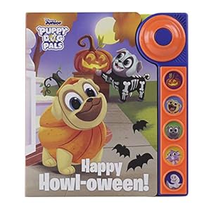 Seller image for Disney Junior Puppy Dog Pals - Happy Howl-oween Doorbell Sound Book - PI Kids (Play-A-Sound) for sale by Reliant Bookstore