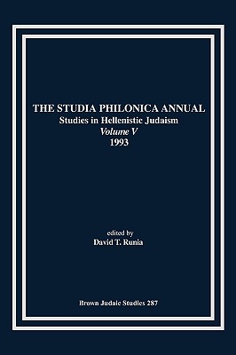 Imagen del vendedor de The Studia Philonica Annual V, 1993 (Paperback or Softback) a la venta por BargainBookStores