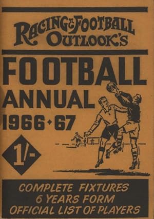 Seller image for RACING & FOOTBALL OUTLOOK'S FOOTBALL ANNUAL 1966-67 for sale by Sportspages