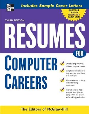 Imagen del vendedor de Resumes for Computer Careers (Paperback or Softback) a la venta por BargainBookStores