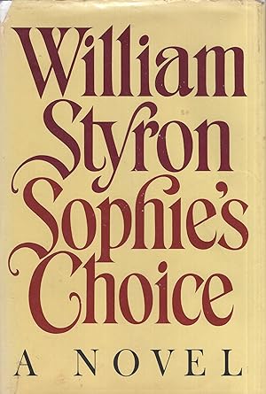 Seller image for Sophie's Choice for sale by A Cappella Books, Inc.