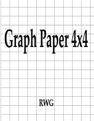 Seller image for Graph Paper 4x4: 50 Pages 8.5 X 11 (Paperback or Softback) for sale by BargainBookStores