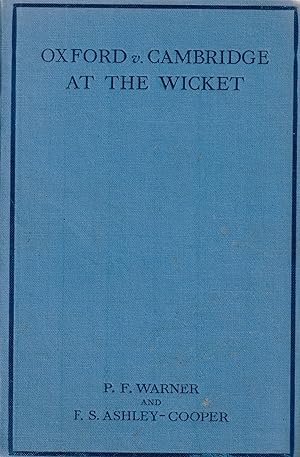 Seller image for Oxford v Cambridge at the Wicket for sale by Card Game Books