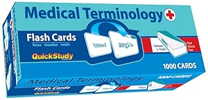 Bild des Verkufers fr Medical Terminology Flash Cards (1000 Cards): A Quickstudy Reference Tool (Cards) zum Verkauf von BargainBookStores