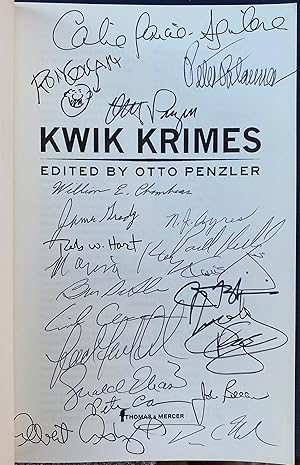 Seller image for Kwik Krimes (signed by 20 contributors) for sale by Rob Warren Books