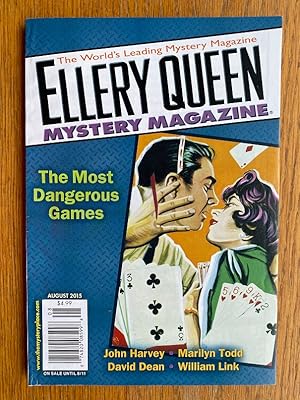 Bild des Verkufers fr Ellery Queen Mystery Magazine August 2015 zum Verkauf von Scene of the Crime, ABAC, IOBA