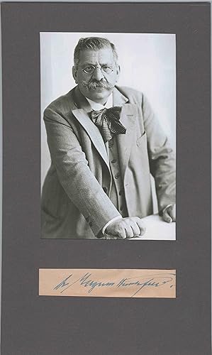 Bild des Verkufers fr Original Autogramm Magnus Hirschfeld (1868-1935) /// Autograph signiert signed signee zum Verkauf von Antiquariat im Kaiserviertel | Wimbauer Buchversand