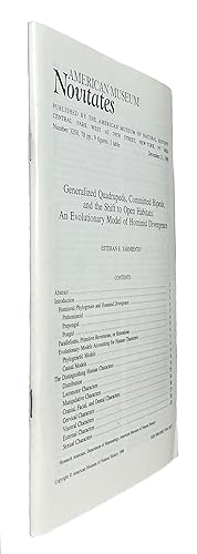 Generalized quadrupeds, committed bipeds, and the shift to open habitats: An evolutionary model o...