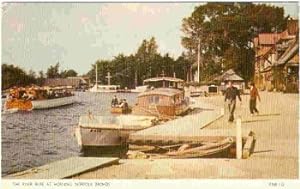 Norfolk Horning River Bure Postcard Real Photograph LOCAL PUBLISHER