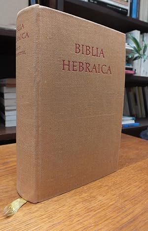 Seller image for Biblia Hebraica. for sale by Antiquariat Sasserath