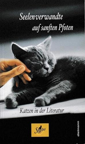 Imagen del vendedor de Seelenverwandte auf sanften Pfoten: Ein literarisches Katzen-Buch (Etikett) a la venta por Antiquariat Armebooks