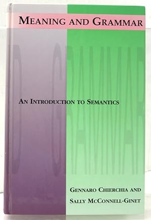 Bild des Verkufers fr Meaning and Grammar. An Introduction to Semantics. zum Verkauf von Ogawa Tosho,Ltd. ABAJ, ILAB