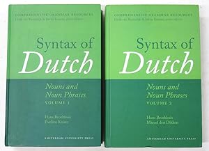 Bild des Verkufers fr Syntax of Dutch. Nouns and Noun Phrases. [Comprehensive Grammar Resources] zum Verkauf von Ogawa Tosho,Ltd. ABAJ, ILAB