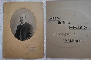 ANTIGUA FOTOGRAFÍA / OLD PICTURE RETRATO HOMBRE AÑO 1900