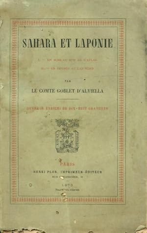 Sahara et Laponie - Comte Goblet D'Avilla