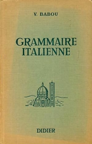 Grammaire italienne - J. Barou