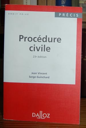 Seller image for PROCEDURE CIVILE for sale by Fbula Libros (Librera Jimnez-Bravo)