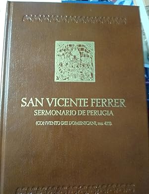 San Vicente Ferrer . Sermonario de Perugia (Estudio y transcripción)