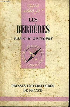 Seller image for Les Berberes for sale by JLG_livres anciens et modernes