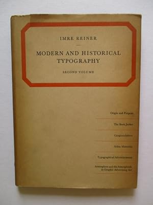 Seller image for Modern And Historical Typography an illustrated guide Second Volume for sale by GREENSLEEVES BOOKS