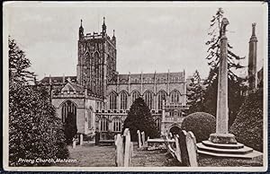 Malvern Postcard Worcestershire Priory Church