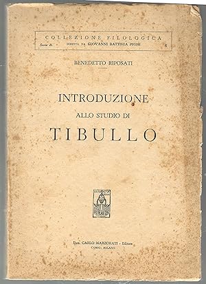 Seller image for Introduzione Allo Studio Di Tibullo for sale by Il Salvalibro s.n.c. di Moscati Giovanni