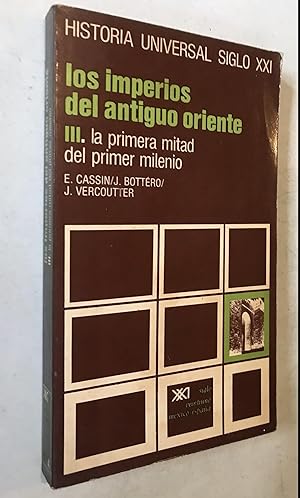 Immagine del venditore per Los imperios del Antiguo Oriente. III. La primera mitad del primer milenio (Historia universal) (Spanish Edition) venduto da Once Upon A Time