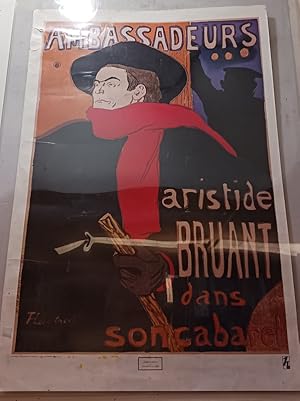 AMBASSADEURS by Henri de Toulouse-Lautrec. REPRODUCTION PRINT. Anaheim, California: Haddad's Fine...