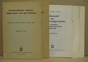 Bild des Verkufers fr Numismatische Literatur Osteuropas und des Balkans. Jahrgang I: Heft 1 und 2 + 1. und 2. Nachtrag. zum Verkauf von Nicoline Thieme