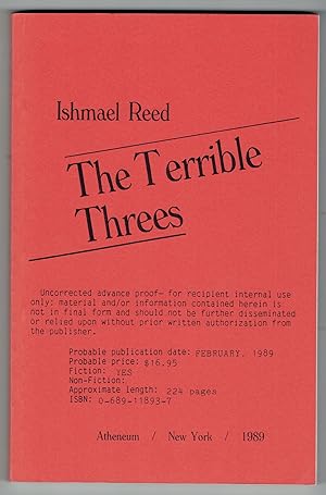 Seller image for The Terrible Threes [Uncorrected proofs] for sale by Eureka Books
